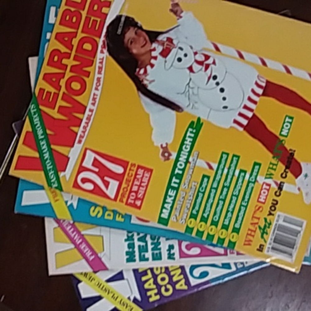 4 90's Wearable Wonders Magazines